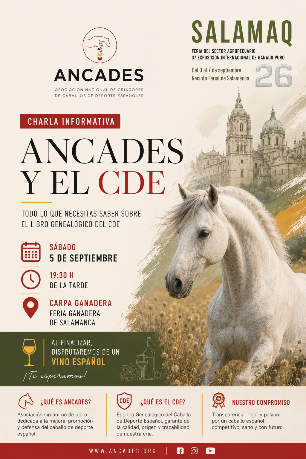 Charla informativa sobre el CDE en SALAMAQ